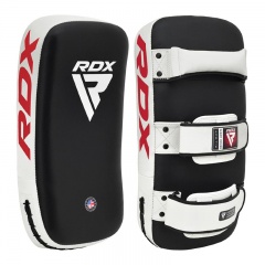 RDX Sports T1 Curved Thai Kick Shield Pad (White/Black)